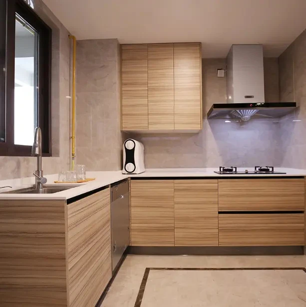 wood grain multifamily kitchen cabinets for residential developments