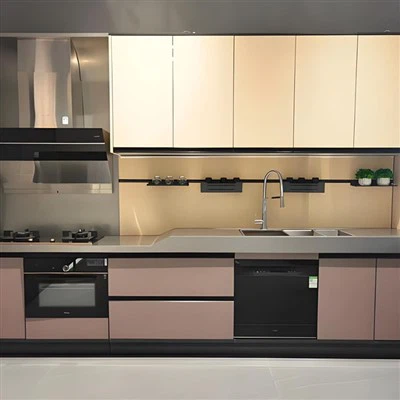 Dulapuri de bucătărie din oțel inoxidabil colorat